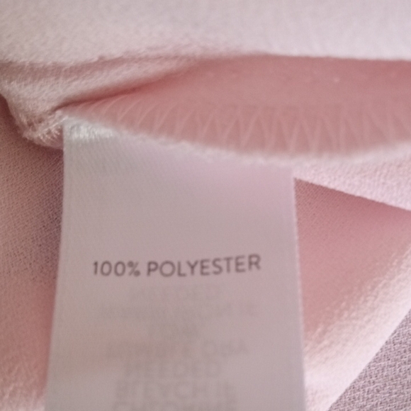 J. Jill Light Pink Women's Draped Sheer Blouse Size Small - Picture 8 of 8